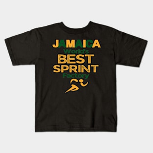 Jamaica Sprinters are the Best, We Run Tings Kids T-Shirt